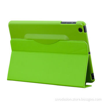 2014 New Hot selling Smart Protector Case for iPad Mini, Deboss by PU Leather/Microfiber